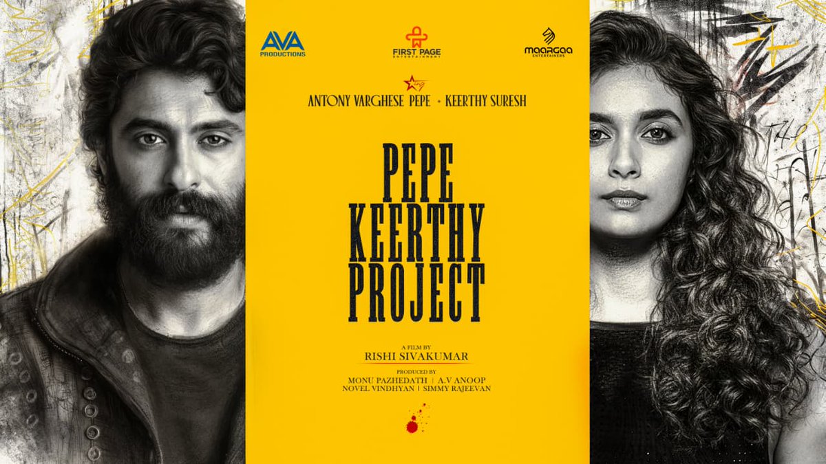 Pepe and Keerthy join forces for the first time in Cinema.

Starring: <a href="/VarghesePepe/">Antony Varghese Pepe</a> and <a href="/KeerthyOfficial/">Keerthy Suresh</a>

Written and Directed by Rishi Sivakumar <a href="/Rishisivrsk/">Rishi Sivakumar</a>

Produced by Monu Pazhedath | A V Anoop | Novel Vindhyan  | Simmy Rajeevan

#AntonyVarghese
#KeerthySuresh