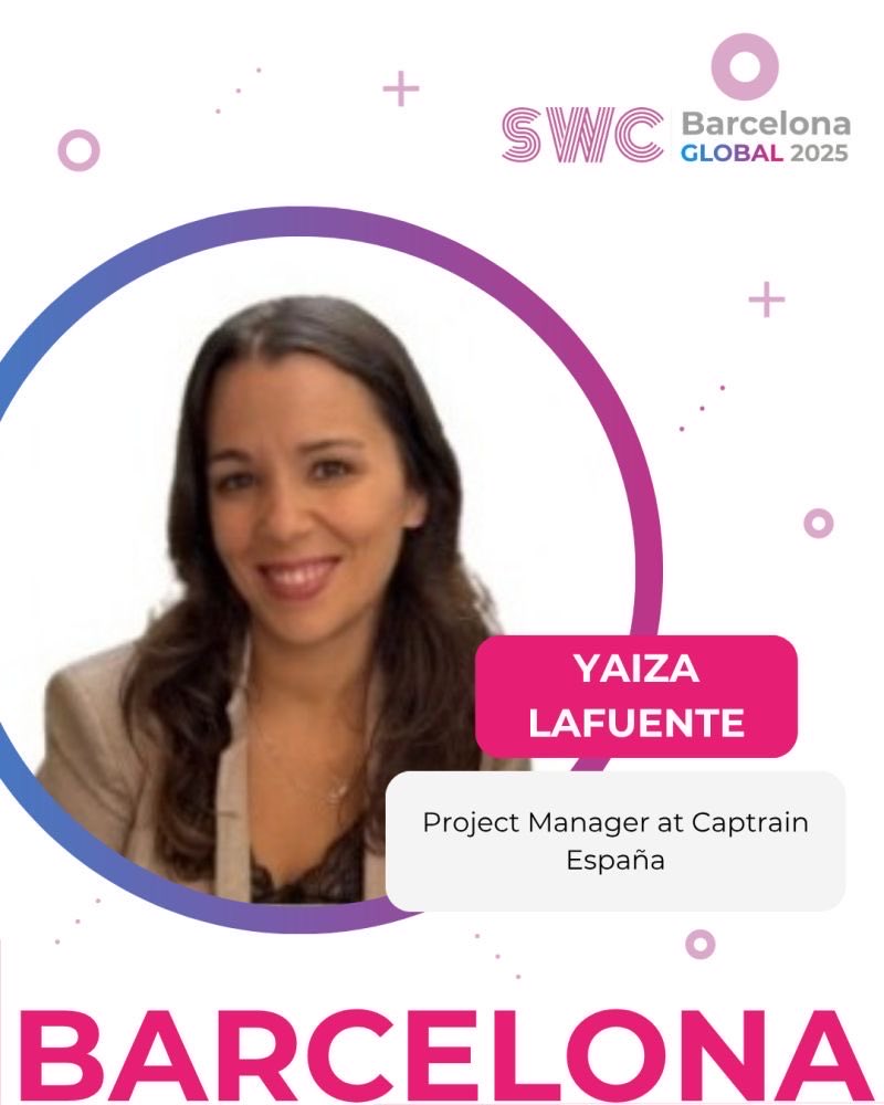 StemwomenEurope's tweet photo. 🌍 #StemWomenCongress
🗣️ Yaiza Lafuente, Project Manager at Captrain Spain.
Talk 4 Mujeres que mueven el ferrocarril
#STEMWomenGlobal
🗓️ 19 de Noviembre
🕗11:45h
📍 @CosmoCaixa #Barcelona
🎟️ Tickets aquí: https://t.co/W9R3in3UgR
#WomenInSTEM #DiversityInSTEM
#STEM https://t.co/GIgYbBMx5K