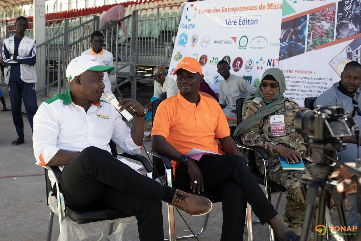 Le FONAP au #FOREMA 👏
M. Abderrahmane Ibrahim, Directeur de l’Ingénierie du Financement, de Formation et de l’Appui Conseil au FONAP, a partagé une intervention inspirante sur les défis et perspectives de la consommation locale au Niger.
Promouvoir le #MadeInNiger,