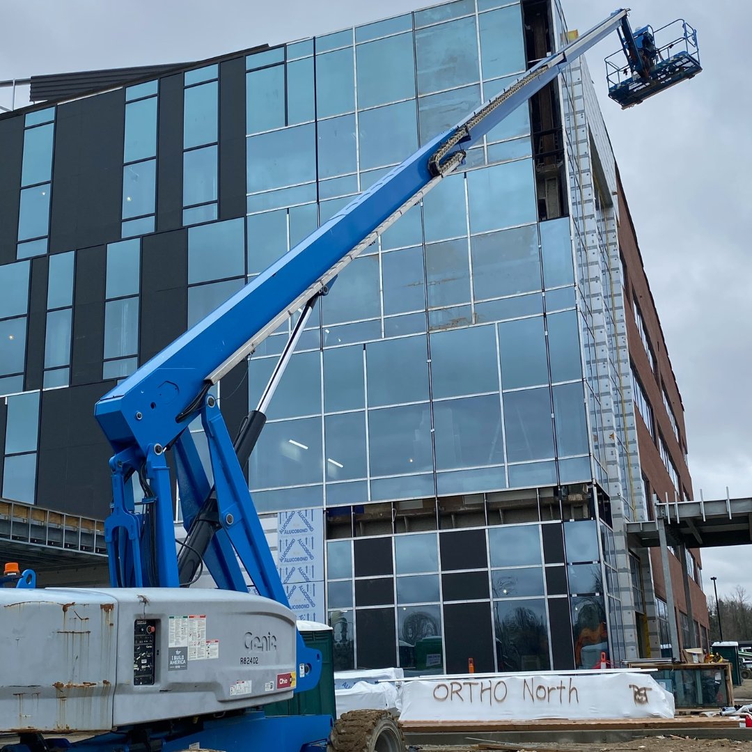 Aerial equipment keeps projects moving and crews working efficiently at any height. The Ohio Cat Rental Store has the machine you need for your project, no matter how big or small! Start your rental now: bit.ly/3L4FoDU