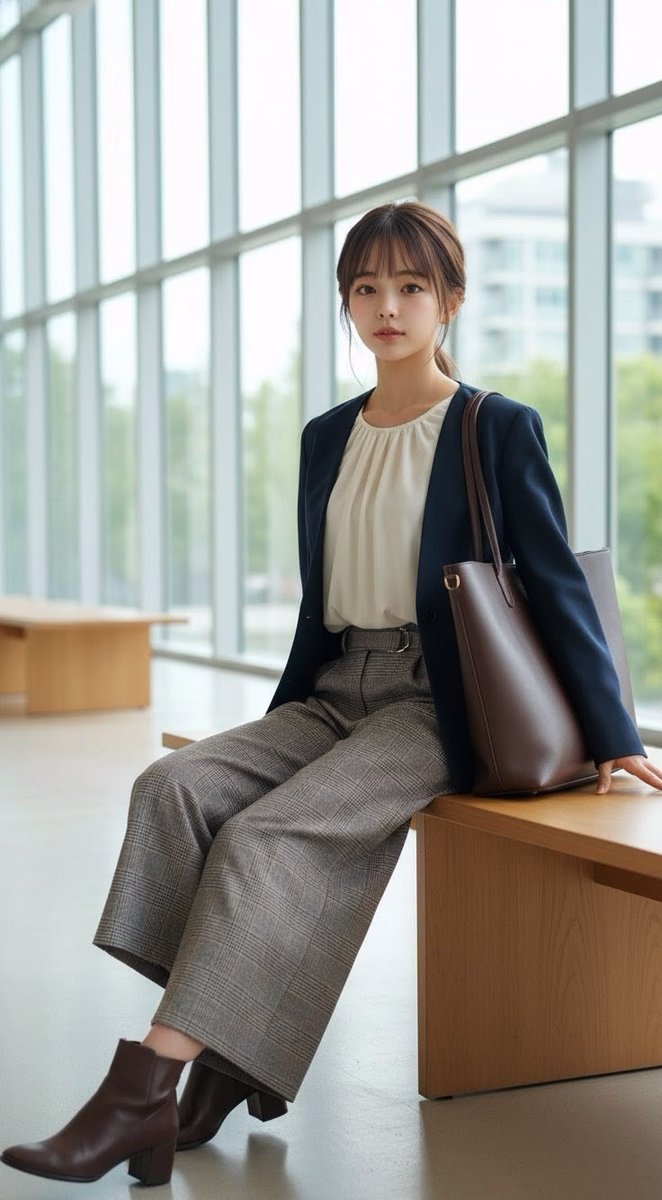 Amy_LINA_S01's tweet photo. 今日はちょっぴりキレイめ✨で学校に行ってきたよ
グレンチェックってなんかオシャレしてる気分にならない?👗
ALTにコーデのプロンプトを載せてるから、みんなも着てみて☺️
引用RPか #Aimi_Prompt をつけてポストしてくれたら嬉しいな🥺
#AIgirl #Aimi_Snap https://t.co/gg5mWGYCWc