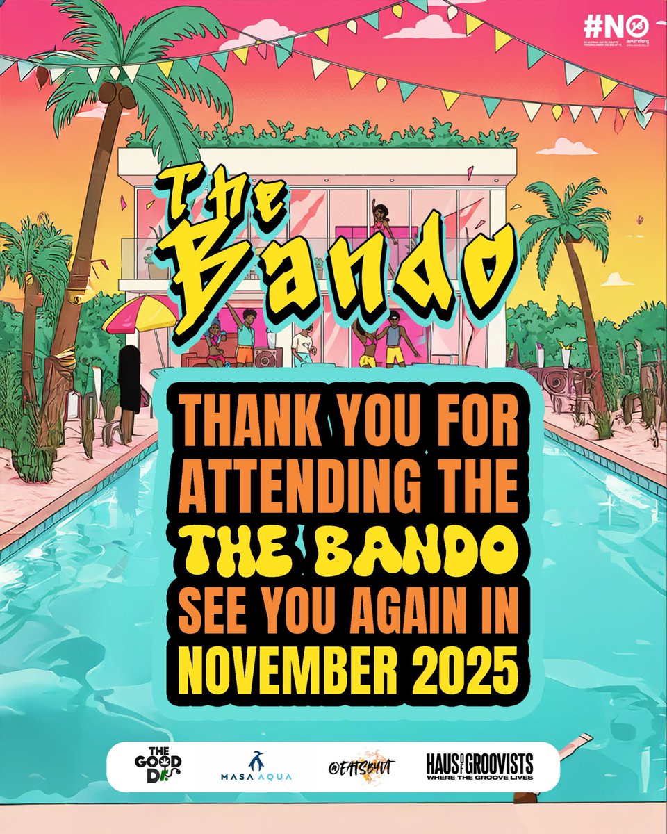 012bando's tweet photo. PTA, you showed up and showed out 🔥
Massive thank you to every single soul that pulled up and made the bando unforgettable.
The energy was unmatched.
This is only the beginning - see you in November for the next chapter🩵💛🧡🩷 https://t.co/OZCgkTN9ss