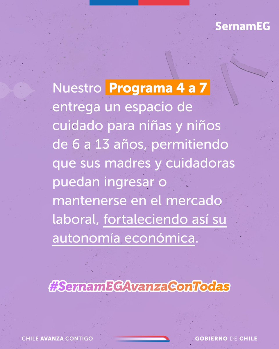 💜 En el Día Internacional de los Cuidados y los Apoyos reafirmamos nuestro compromiso para avanzar hacia una sociedad donde los cuidados sean reconocidos y compartidos y que no recaigan solamente en las mujeres.