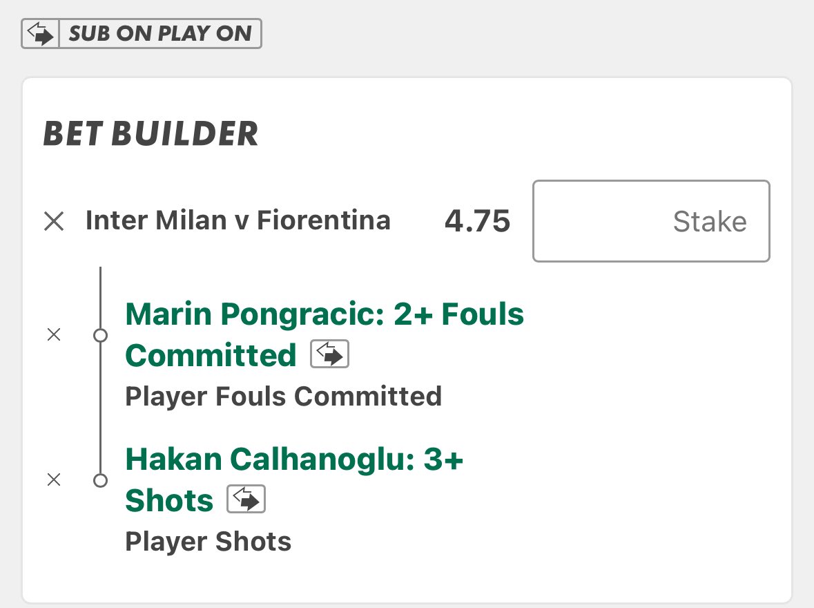 Pongračić averages 2.54 fouls committed per 90 this season (fouls: 1,2,2,3,3,3,5,2,4,1) 

Çalhanoğlu averages 3.20 shots per 90 this season (shots: 4,3,2,2,3,1,2,6,1)

Data from <a href="/StatsHubCom/">StatsHub.com</a> 🙏