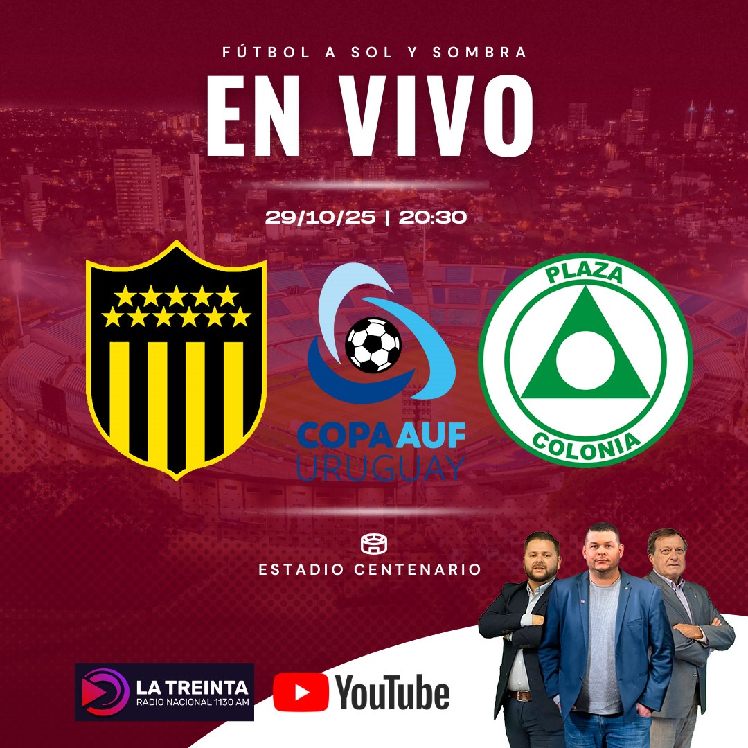 Desde las 19 venimos con la previa de Peñarol- Plaza a las 20:30

🗣Relata:<a href="/EduardoGuti_88/">Eduardo Gutierrez®️</a>

📄Previa:<a href="/juanumpierrez32/">Juan Andrés Silva</a>

🎙Comentan:<a href="/alfoirrazabal/">Alfonso Irrazabal ⭐️⭐️⭐️⭐️</a>
<a href="/DanielOrdoniez/">Daniel Ordoñez</a>

📋Vestuarios:<a href="/Lachaga_/">Cristhian Lachaga</a>
<a href="/leahernandez99/">Leandro Hernández</a>

🎤Locución:<a href="/gabririvero1/">gabriel rivero</a>

ℹ️Estudios:<a href="/Nahuel99Acosta/">Nahuel Acosta</a>

📻<a href="/lanacional1130/">Radio Nacional 1130 AM</a>