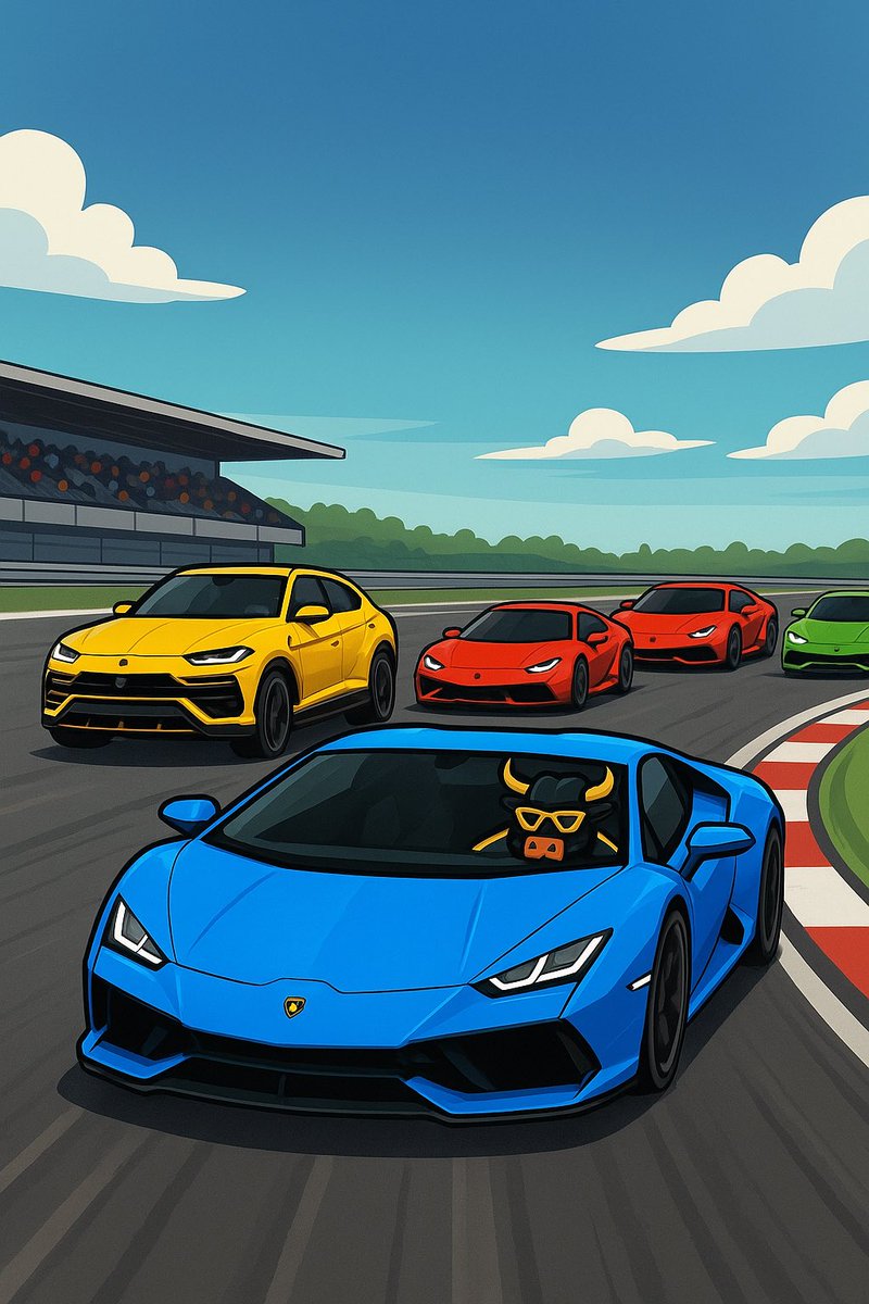 onlyonecollins's tweet photo. Just designed my own @Lamborghini sticker scene for @TheMotorverse ποΈπ¨
The bulls are racing, and mineβs taking the lead ππ₯
stickers are available on the @ton_blockchain
Tagging some speed lovers @sucrosezaddy @PsalmistCrypt yβall check this.
#LamboStickers https://t.co/hndRXahyJl