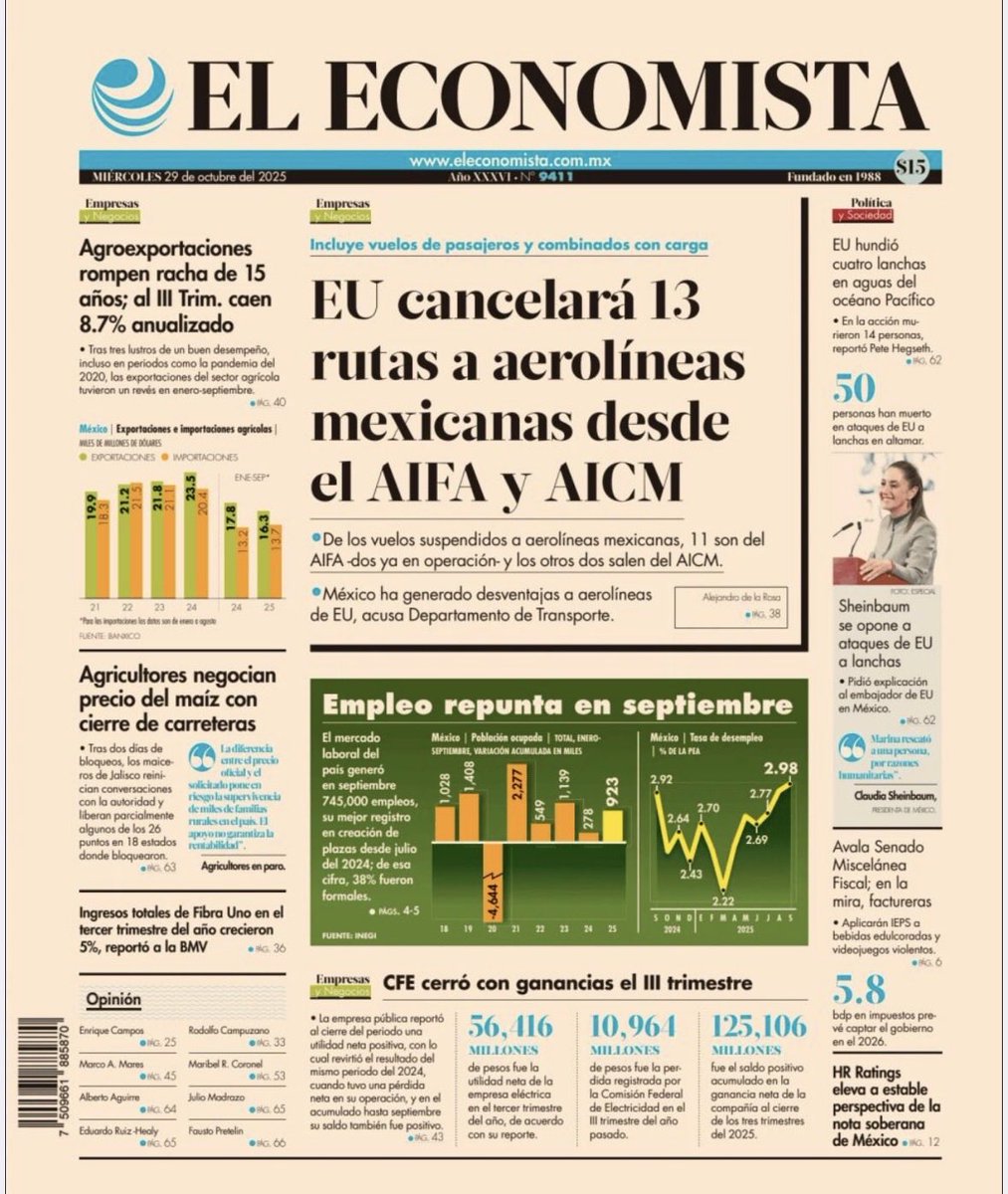 sPRing_PR's tweet image. Te compartimos las #PrimerasPlanas de algunos periódicos del día. 🗞️