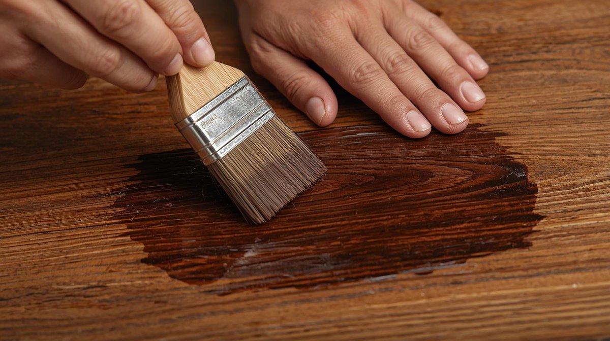 moreinswflorida's tweet photo. Yes, you can paint over stained wood, but it requires extra prep. Allow two full days to complete the job. 🎨

Here’s what you’ll need to do! 😉

#Paint #Painting #HomePaint #InteriorPaint #ExteriorPaint
 https://t.co/eTosjcdmyu https://t.co/V75EeWcmVq