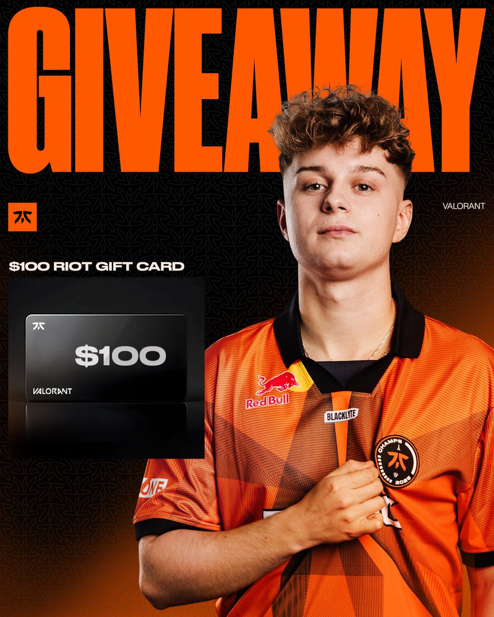 FNATIC's tweet image. Wanna win a lil’ something during offseason? 

Take our fan survey for a chance to win a $100 Riot gift card: fna.tc/q3-25-survey