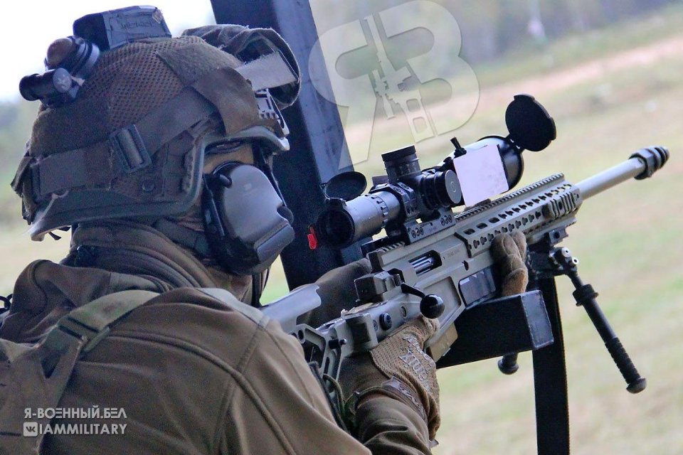 Снайперы подразделений спецназа Республики Беларусь.