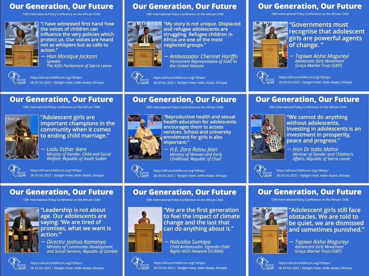 African Child Policy Forum (ACPF) tweet media