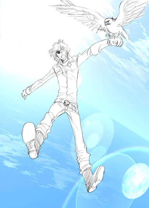 相葉さん骨格ジャニーズ。小生のイラストでは誇張があると思われるカモですが、20年模写し続けて、ほぼ実情です。<描いた時期はまちまちなので、髪型もまちまち)