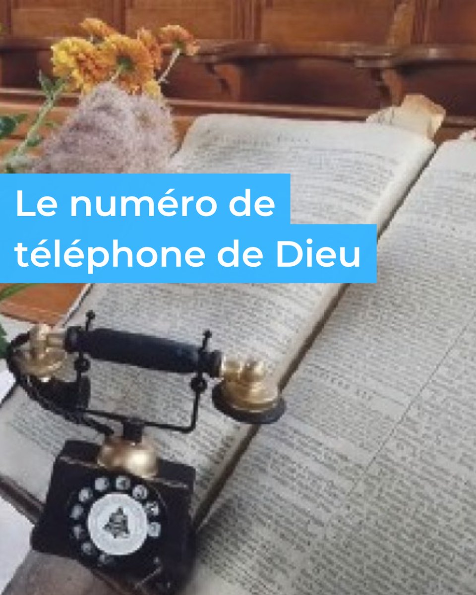 ReformesCh's tweet image. reformes.ch/spiritualites/…
Et si #Dieu avait un numéro de #téléphone, lequel serait-il? Une drôle de question,et pourtant, chaque personne interrogée avait une idée sur le sujet. Ci-dessous, quelques réponses possibles…