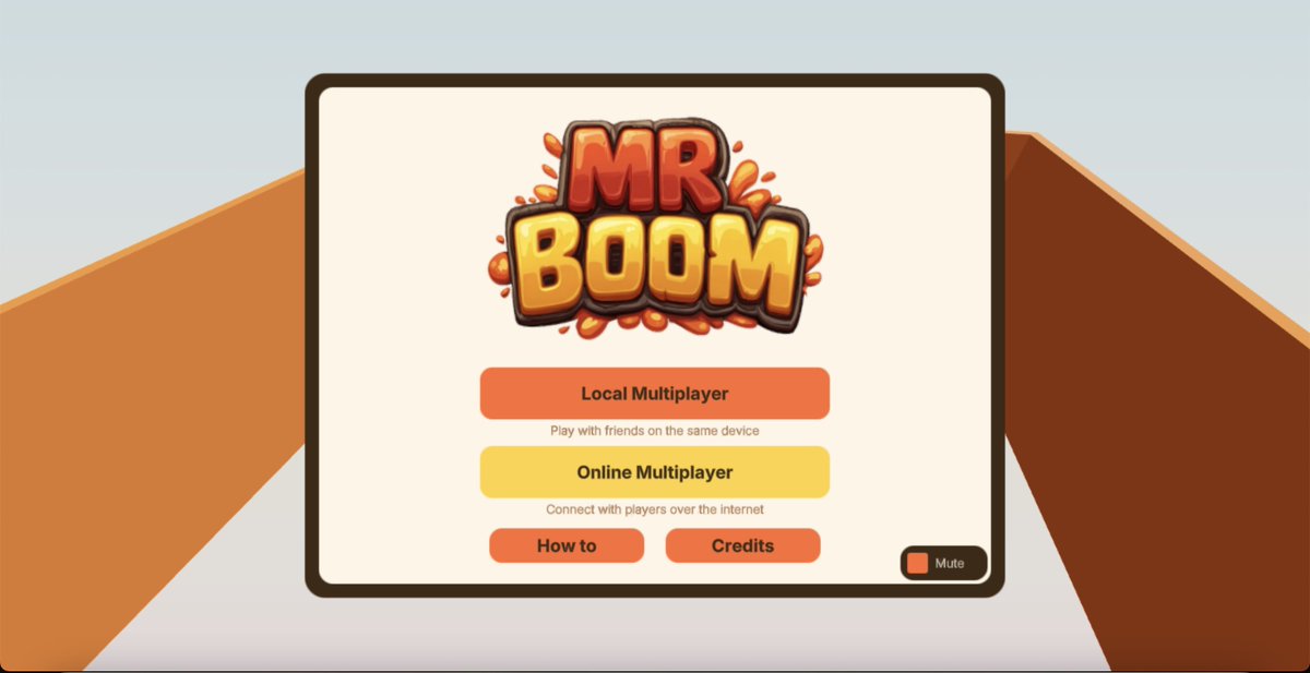 Some early screenshots.

The game is built with <a href="/threejs/">Three.js</a> and the ui works with the amazing uikit by <a href="/BelaBohlender/">Bela Bohlender</a>. 

I use marching cubes for the terrain and it is fully destructible. You can play online with your friends or locally in hot seat.