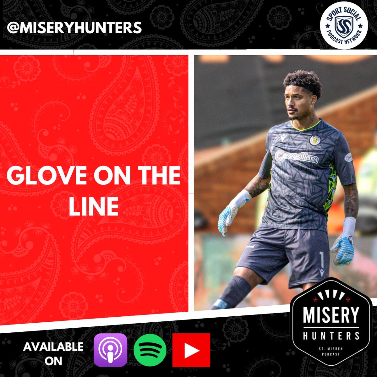 🆕🎙️ - Glove on the Line

Jamie &amp; Mark talk VAR, camera angles, shots on goal and a defeat on the road, as well as looking forward to tonight’s game in Paisley. 

linktr.ee/miseryhunters