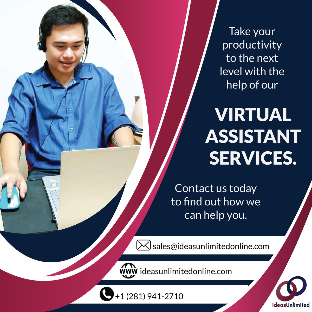 _IdeasUnlimited's tweet image. Too many tasks, not enough time? Let our trained Virtual Assistants handle the rest — efficiently and affordably. Explore now: ideasunlimitedonline.com/virtual-assist…
#RemoteSupport #VirtualAssistants #BusinessGrowth #IdeasUnlimited #Efficiency