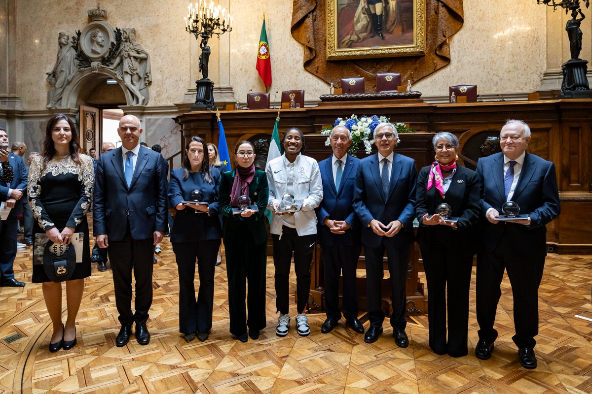 As <a href="/presidencia/">Presidência da República Portuguesa</a> De Sousa reminded us, peace is the founding mission of @CoE. The North must understand the South — dialogue builds bridges.

The <a href="/NSCentre/">North-South Centre of the Council of Europe</a> Award ceremony is, above all, a ceremony of peace.
Congratulations to the laureates — true peace builders.

Read more: