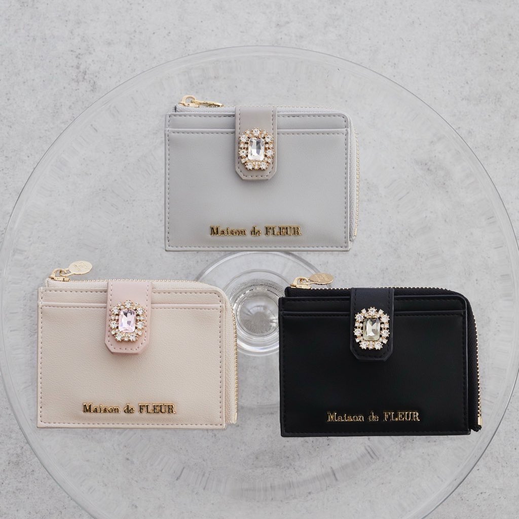 Maison de FLEUR♡財布 ✨New Wallet Collection✨ リボンやビジューなど、Maison de FLEUR