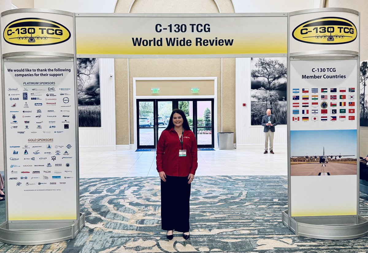 aerospacewired's tweet image. InterConnect’s Hailey Ross representing the team at the C-130TCGWWR! ✈️

#ConnectionMatters #InterConnect #C130TCGWWR #Aerospace #Aviation