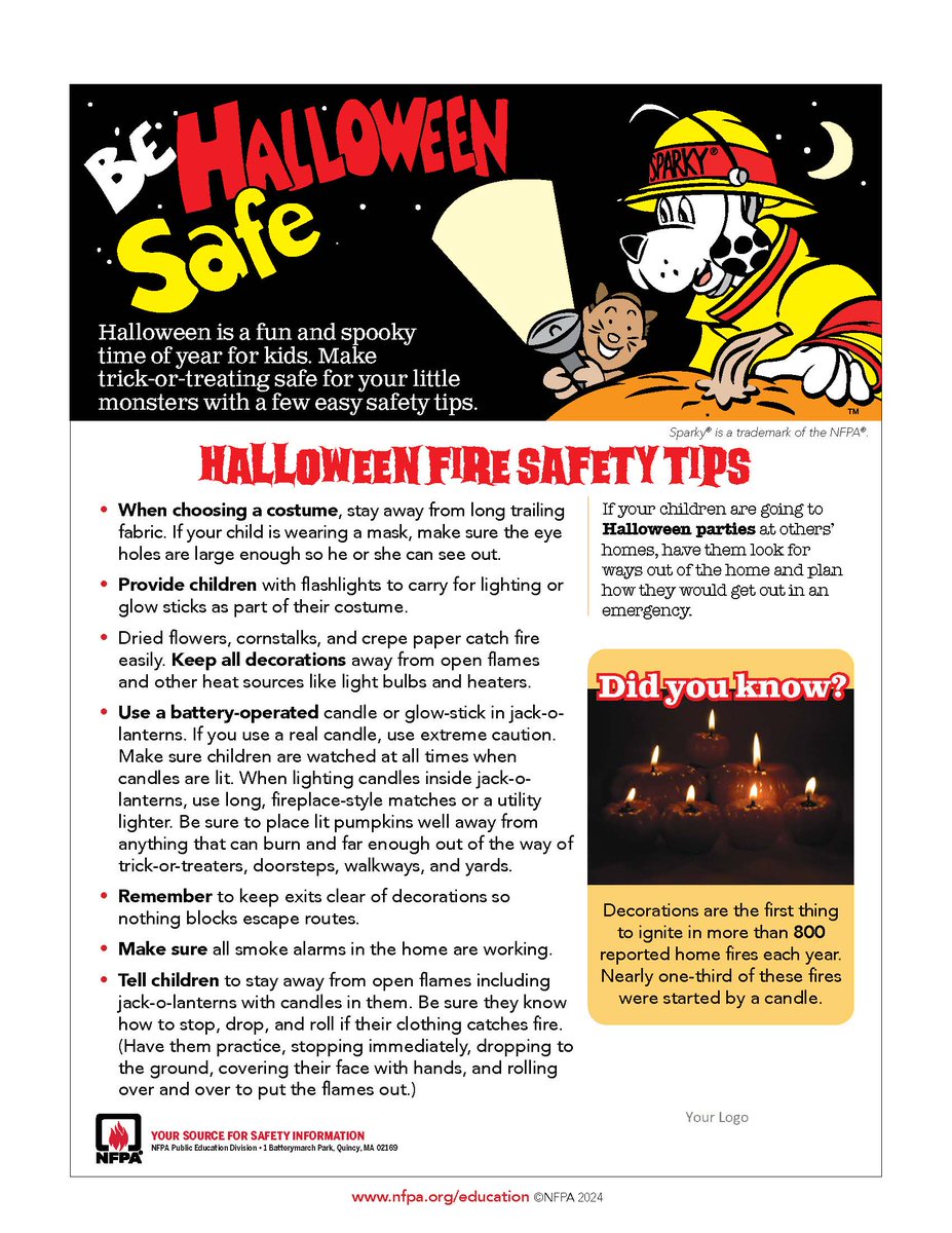 As Halloween is just around the corner, please stay safe while having a fun day!