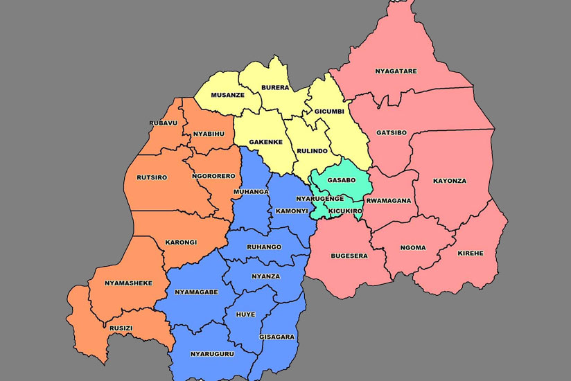 Which district were you Born in ?🤔

1) BURERA
2) MUSANZE
3) GICUMBI
4) RUBAVU
5) NYABIHU
6) GAKENKE
7) RULINDO
8) NYAGATARE
9) GATSIBO
10) RUTSIRO
11) NGORORERO
12) GASABO
13) MUHANGA
14) NYARUGENGE
15) KAMONYI
16) RWAMAGANA
17) KICUKIRO
18) KAYONZA
19) KARONGI
20) RUHANGO
21)