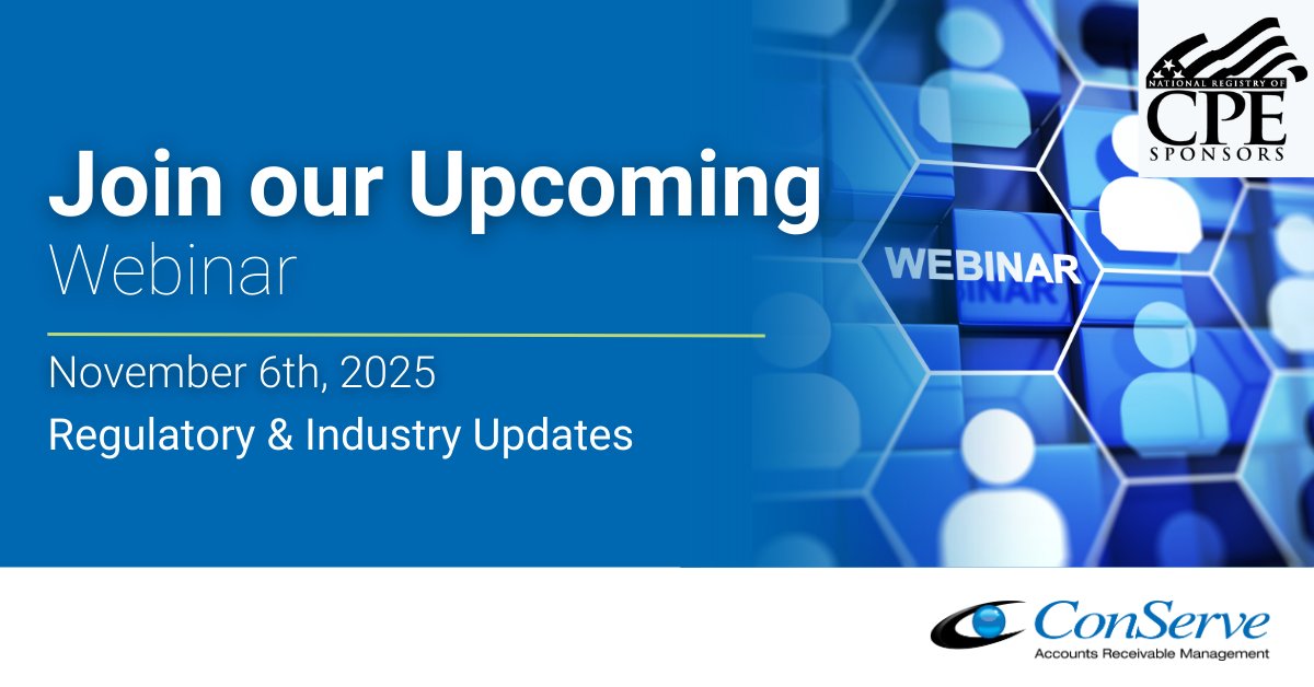 ConServeARM's tweet image. Join our Regulatory &amp;amp; Industry Updates Webinar next week, hosted by Pam Murphy, Vice President, Compliance &amp;amp; Privacy Officer and Alicia McKeighan,  Associate Vice President, Compliance. Register here today!
www2.conserve-arm.com/2025NovemberRe…