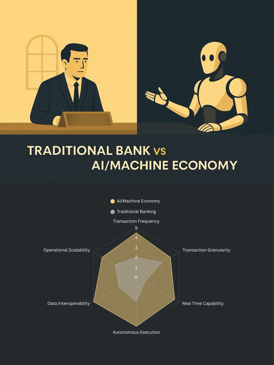 Legacy banks weren’t built for the world we live in now.
Their foundations are human, manual, and centralized.
But the future runs on autonomy, computation, and verifiable code.

Here’s why legacy banking is breaking and how StakeStone 2.0 is redefining what a “bank” means.🧵