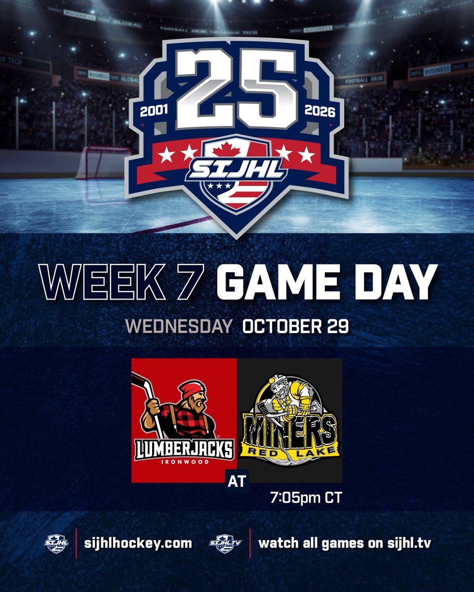 Some midweek action in Red Lake as they host the Ironwood Lumberjacks. Tune into SIJHL.TV to catch all the action.