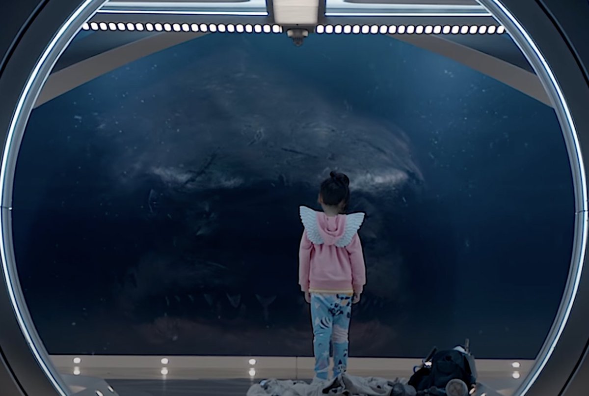 At 27, Spielberg thought a sinking mechanical shark would end his career.

Jaws' schedule stretched from 55 to 159 days, but was an incredible summer blockbuster.

43 years later, The Meg's jaw-dropping digital monster also hit it big.

Here's to broken props and solid effects: