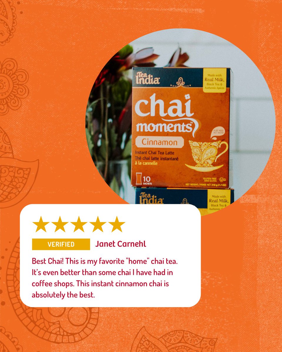 Chai fans are loving Instant Cinnamon Chai for its cozy warmth, perfect balance of spice &amp; sweetness, and how quick it is to make on crisp autumn mornings. ☕🍂
It’s the perfect companion for chilly days, bringing comfort &amp; festive vibes in every cup. 💛