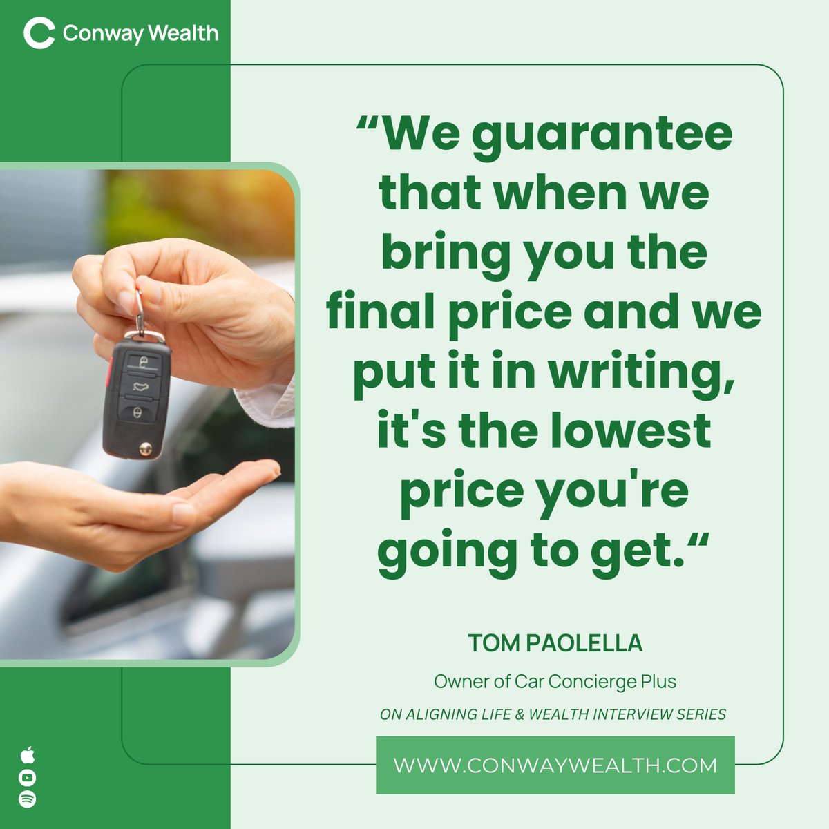 ConwayWealth's tweet photo. Time is irreplaceable – protect it in your financial plan. From retirement to legacy planning, the right support helps you focus on what matters. Don't let financial stress steal precious moments.  

Watch our full episode now! https://t.co/8LE9TH6bzi https://t.co/JVXGOALlsX