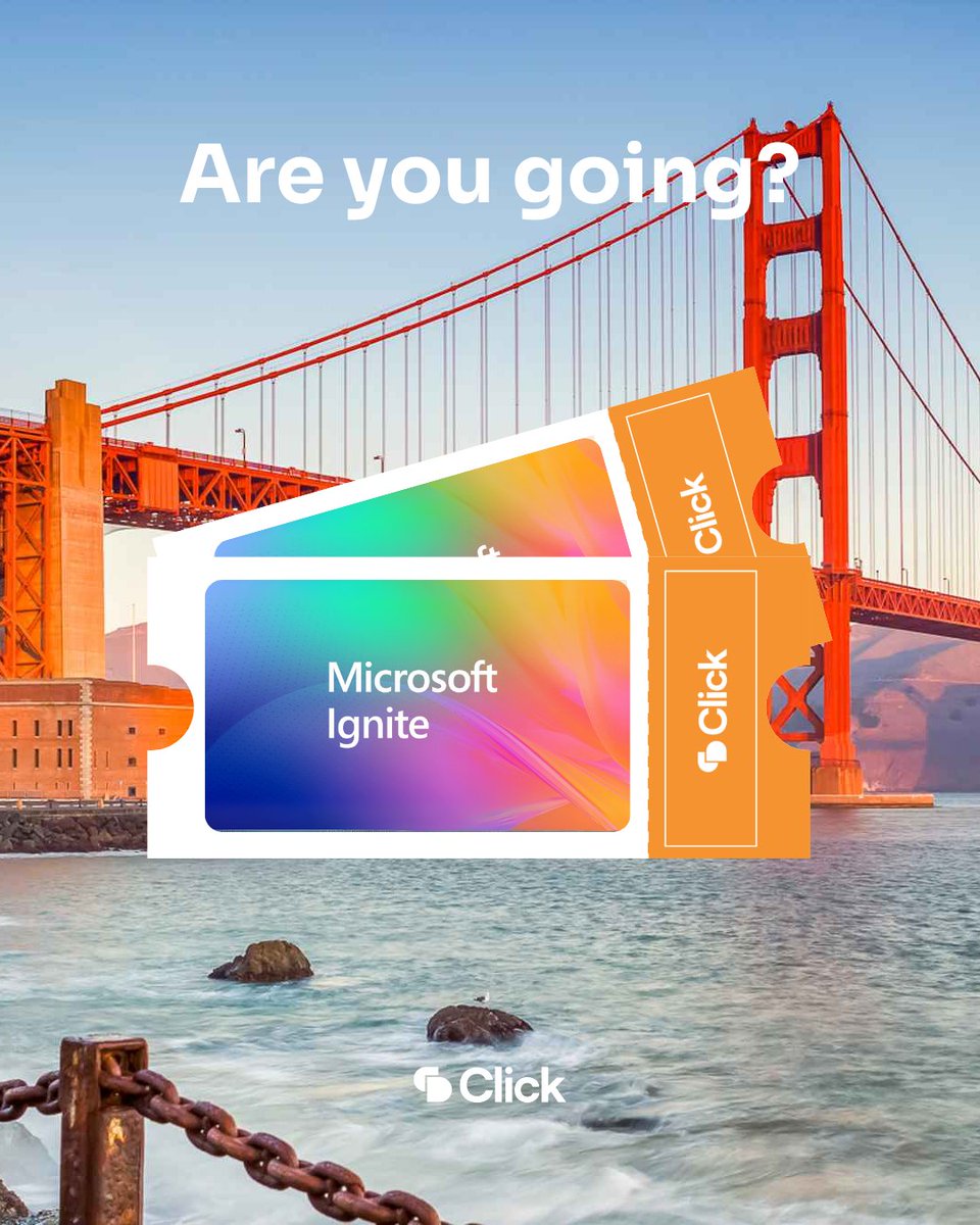 ClickDimensions's tweet photo. 𝗪𝗲’𝗿𝗲 𝗯𝘂𝘇𝘇𝗶𝗻𝗴 𝘄𝗶𝘁𝗵 𝗲𝘅𝗰𝗶𝘁𝗲𝗺𝗲𝗻𝘁! 

The Click team is on the countdown to Microsoft Ignite 2025 in San Francisco, happening November 18-21 at the Moscone Center.

#MSignite #microsoftevents #ClickEvents https://t.co/amXSnKE7vV