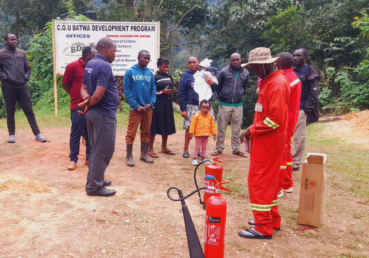 Today Our Team spent 3 days Visit in Western Kigezi ,Buhoma, Kanungu District <a href="/BatwaDevt_Ug/">Batwa Development Program</a>  .We Equipped them with the Knowledge of using fire Extinguishers and Evacuation procedures incase of any Fire 🔥 Emergencies. <a href="/BwindiRangers/">BWINDI RETIRED RANGERS</a> <a href="/ChangeBwindi/">Change A Life Bwindi</a>