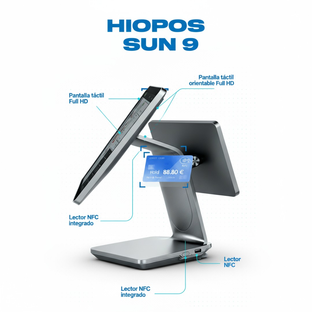 merca_send's tweet photo. El nuevo HIOPOS SUN 9 combina una estética exclusiva y minimalista con un acabado ergonómico pensado para el día a día. Modernidad, elegancia y eficiencia en un solo terminal.
#HIOPOSSUN9 #TPV #PuntodeVenta #Innovación #DiseñoParaNegocios #Hostelería #Retail #Tecnología https://t.co/a5ZvTgN5vu