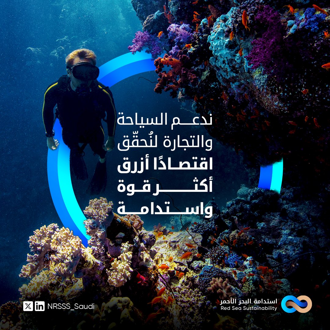 NRSSS_Saudi's tweet photo. نبني فرصًا لتمكين المجتمعات وتعزيز الاقتصادات المحلية وحماية #البحر_الأحمر للأجيال القادمة.
#استدامة_البحر_الأحمر
#اقتصاد_أزرق https://t.co/odSidjbqpe