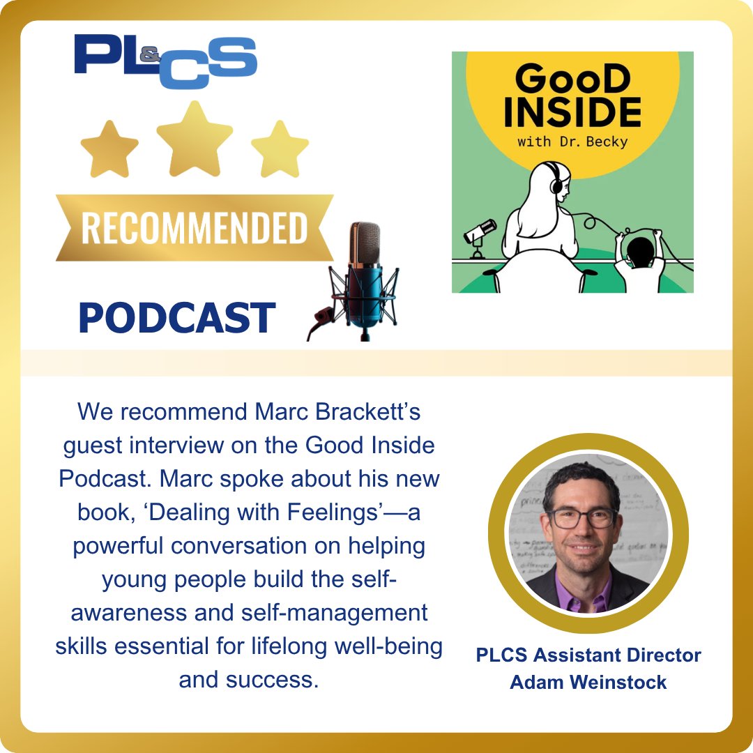 swbocesplcs's tweet image. 🎧 Learning on the go? Don’t miss this conversation with Dr. Marc Brackett on Dealing with Feelings—insightful strategies for supporting student well-being.
👉 apple.co/3ZcUGNq

#swbocesplcs #podcastrec