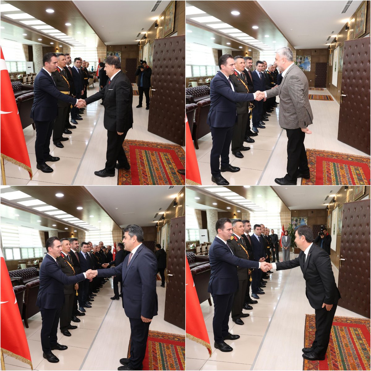 Valimiz Sayın <a href="/ahmetkarakaya37/">Ahmet Karakaya</a> 29 Ekim Cumhuriyet Bayramı’mızın 102. yıl dönümü kutlama programı çerçevesinde Valilik Makamında tebrikleri kabul etti.🇹🇷

<a href="/TC_icisleri/">T.C. İçişleri Bakanlığı</a> 
<a href="/BitlisBld/">Bitlis Belediyesi</a> 
<a href="/beusosyalmed/">Bitlis Eren Üniversitesi</a> 
<a href="/BitlisJandarma/">Bitlis İl Jandarma Komutanlığı</a> 
<a href="/emniyetbitlis/">Bitlis Emniyet Müdürlüğü</a>