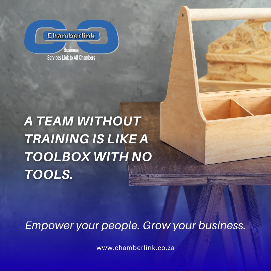 Chamberlink1's tweet image. 💪 Your team = your business.
If they’re not growing, neither are you. 🎓
Upskill with Chamberlink’s Skills Development programs today!
👉 chamberlink.co.za/skills-develop…
📞 010 040 8328 / 083 452 4848

#SkillsDevelopment #UpskillSA #Chamberlink #EmpowerYourTeam