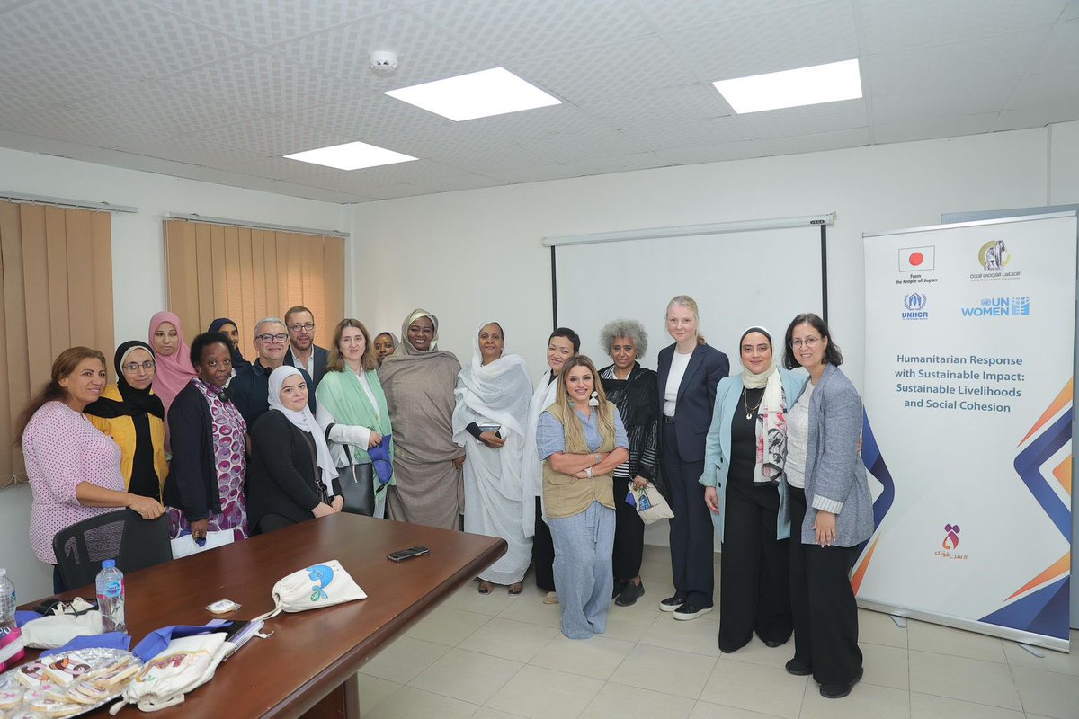 In Alexandria, <a href="/WFP/">World Food Programme</a>, <a href="/UnfpaEgypt/">UNFPA in Egypt</a> &amp;  <a href="/unwomenegypt/">UN Women Egypt</a> Executive Board delegations met refugees &amp; host community members participating in vocational training and protection programmes—witnessing firsthand how joint efforts with GoE 🇪🇬foster skills, social cohesion &amp; inclusion.