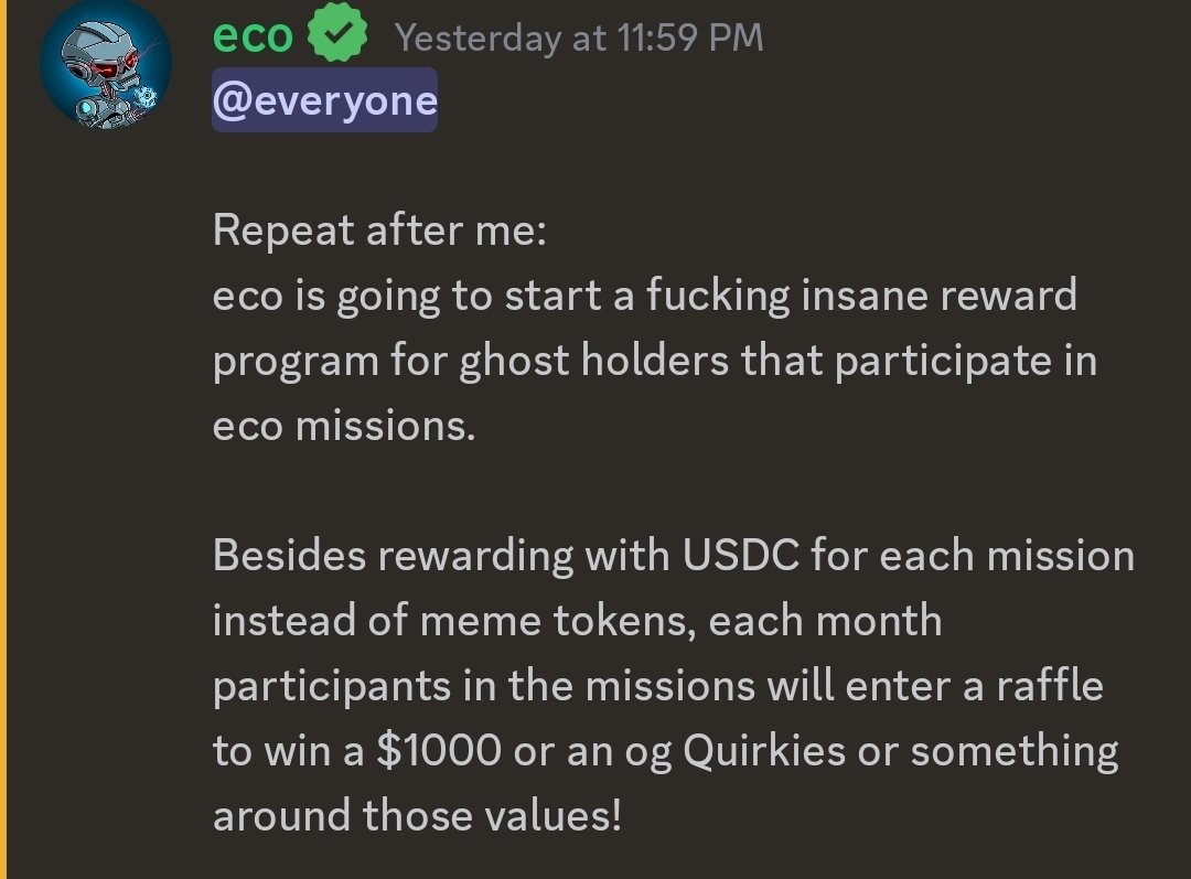 The alpha is <a href="/GhostLabNFT/">Ghost Lab 👻</a> 
Why aren't you holding yet?!
Nobody beats <a href="/eCoLoGy1990/">eco</a>*