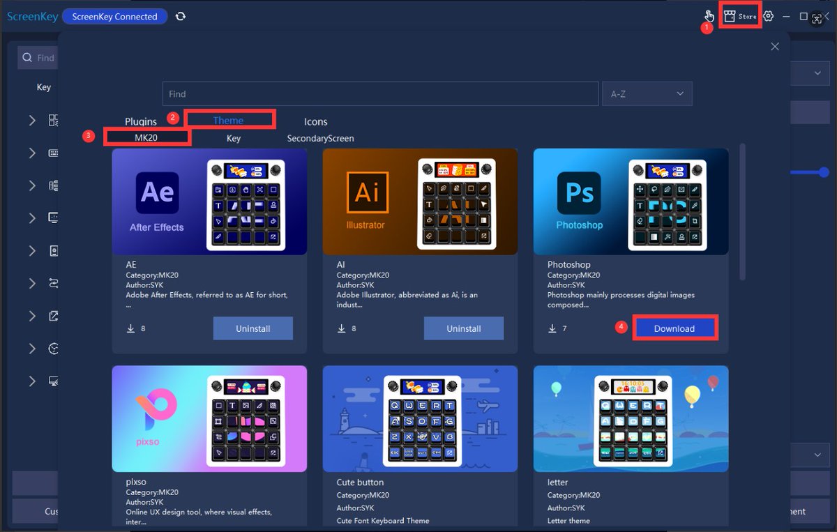 Twenty-key macro pad, each fitted with a tiny 0.85-inch color LCD keycap.
cnx-software.com/2025/10/29/wav…

The <a href="/waveshare00/">Waveshare Electronics</a> MK20 also features a 2.8-inch secondary display, two control knobs, and support for AI voice interaction, real-time data display, and smart home integration with