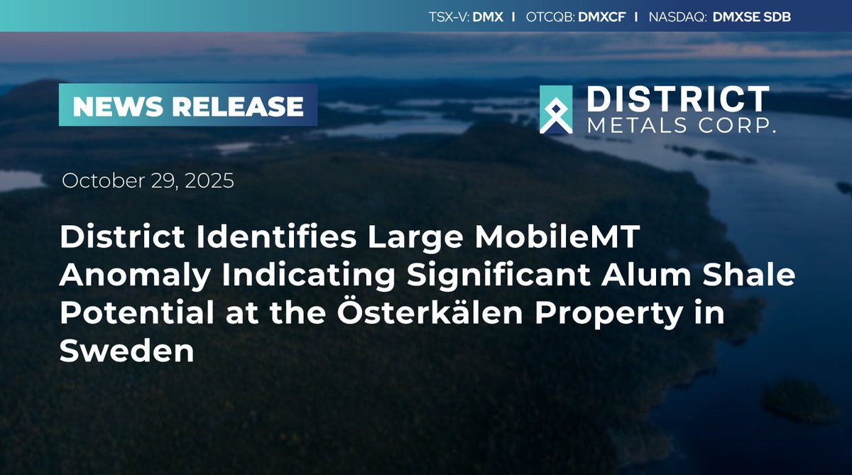 District Metals Corp. tweet media