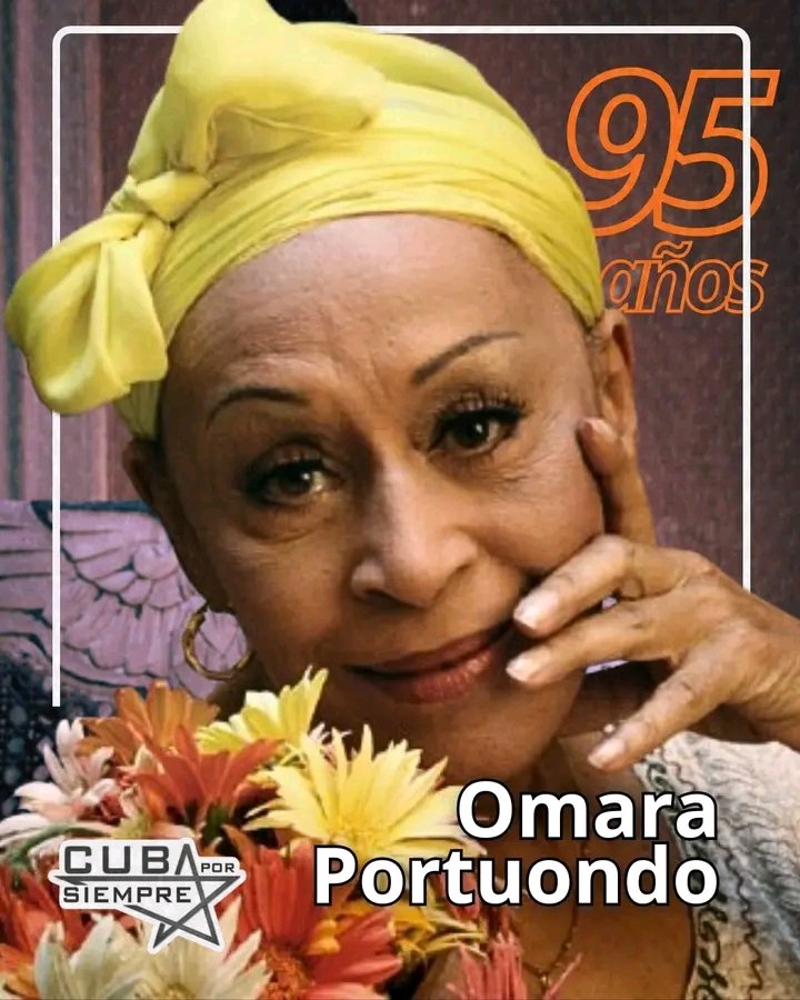 Muchas felicidades a nuestra Omara en su 95 cumpleaños! 💐🌹