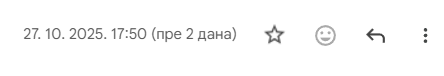 Где је онај што тврди како саопштење ЈП Путева Србије не постоји, да му нешто покажем: Не могу другачије, ево кад је послато: