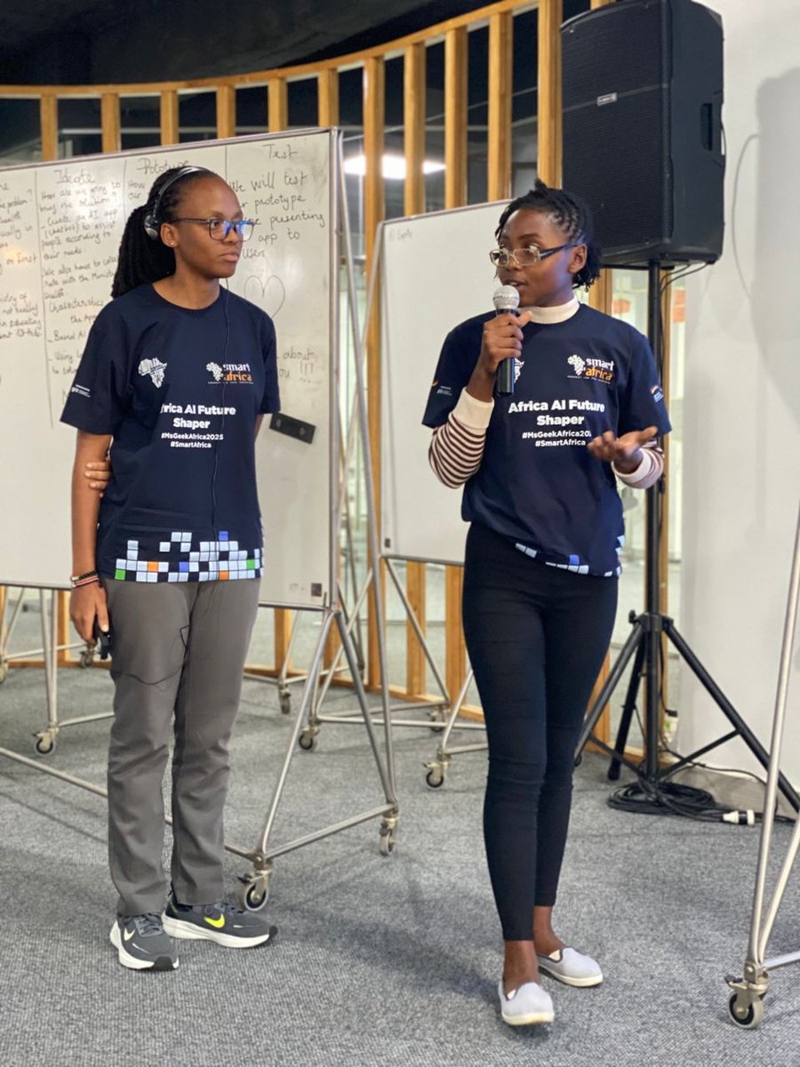 MACRAMALAWI's tweet image. UNIMA’s Shyreen Kalulu, national Ms Geek Africa winner, calls her Kigali trip a great achievement  gaining tech, problem-solving, and teamwork skills. She thanked mentors for boosting her confidence and creativity, and looks forward to the Smart Africa Summit in Guinea.

#MACRA