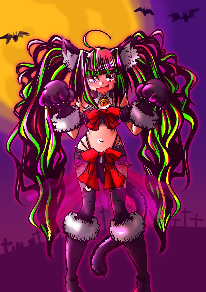 ハロウィンのまとめ、今月ははこれでおしまいかな(¦3ꇤ[▓▓]
#アルムちゃそ #フィリアちゃそ
#えんちーちゃん 