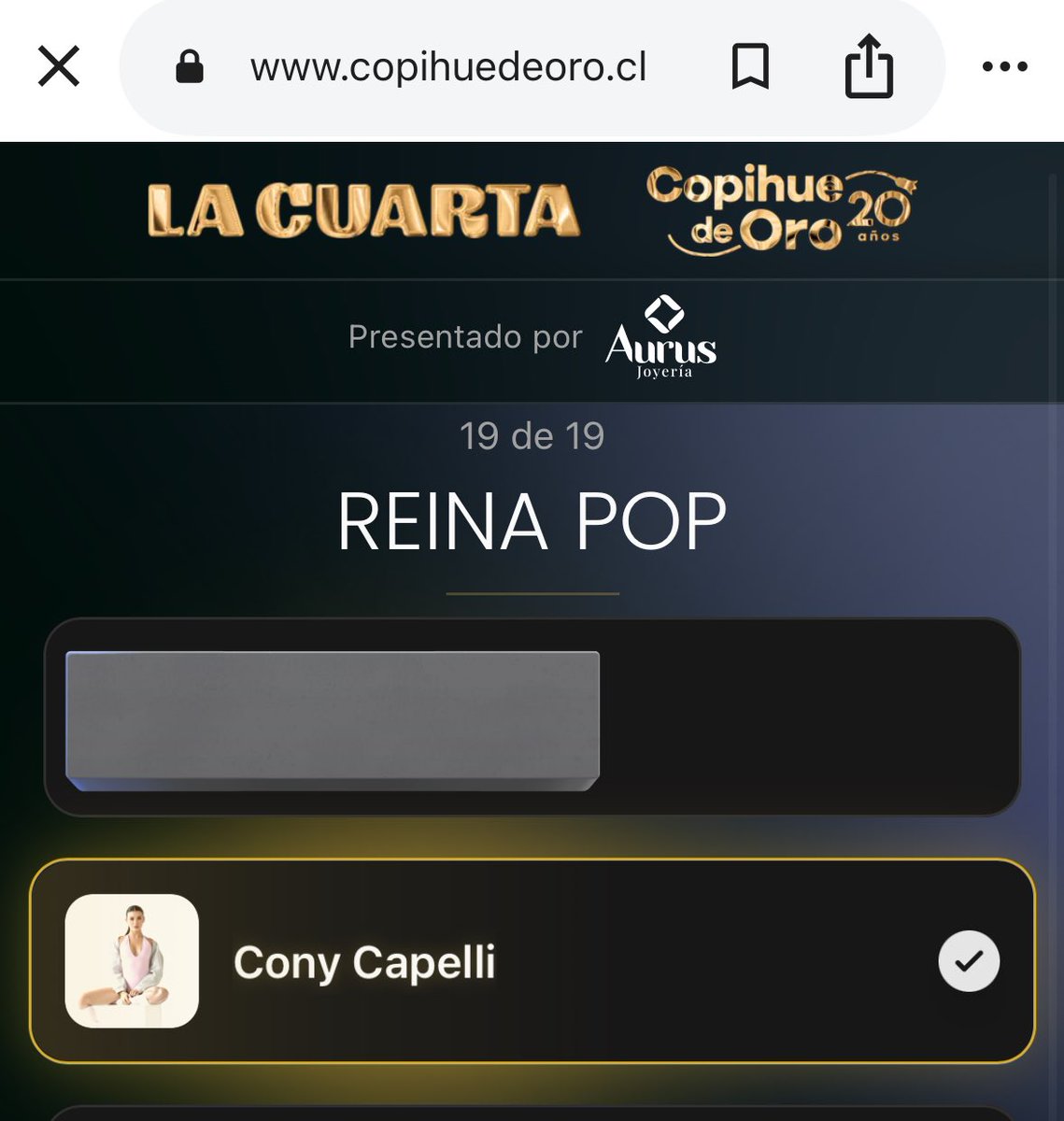 conimyqueen's tweet photo. Ya votaron por Cony hoy? Recuerden que es un voto cada 24 hrs 😌🥰 #GranConstanza https://t.co/UffZYE2cZt