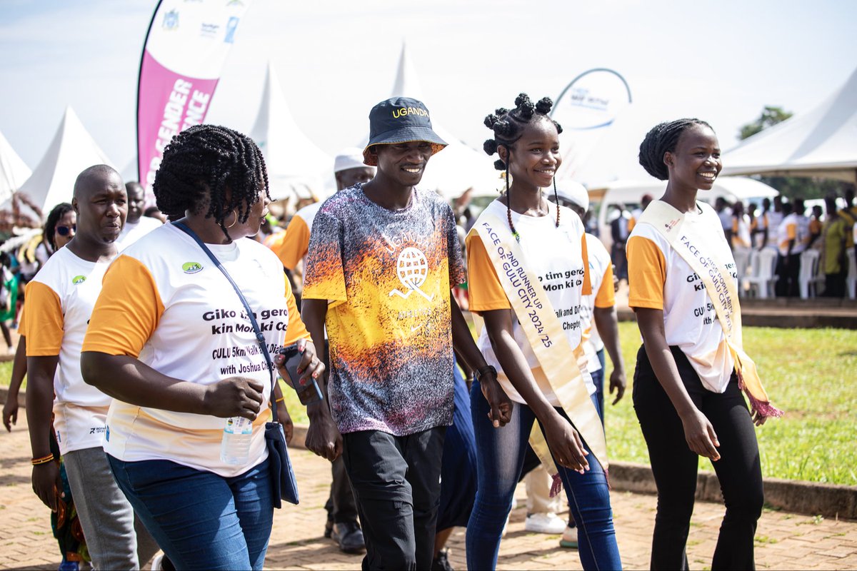 JoshChepFound's tweet image. Great turnout in Gulu City yesterday for the City Walk and dialogue against GBV, led by the Olympic and World Champion Joshua Cheptegei.Kudos to the people of Gulu for showing up in large numbers to support the #EndGBV movement, ahead of the Elgon Half Marathon in Mbale City this