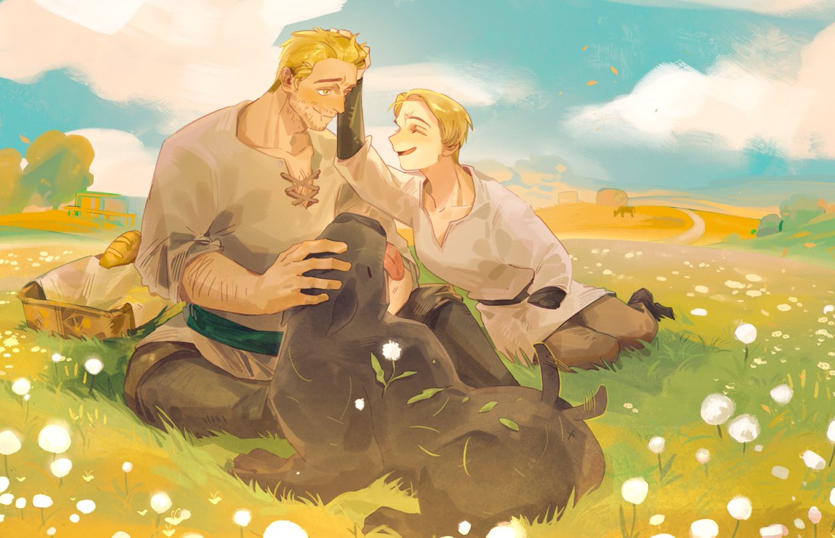 schwarznummer1's tweet photo. #DragonAge 
Per aspera as astra

(cullen x inquisitor trevelyan, commissioned art, artist: @/茕茕仙贝) https://t.co/F5bY6x3HMq