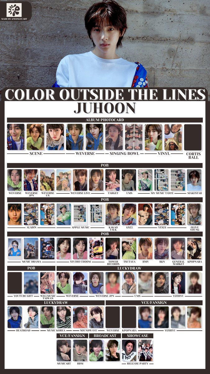 cortis　トレカ　未開封27　color outside the lines 코르티스⁄CORTIS] 'COLOR OUTSIDE THE LINE' ALBUM